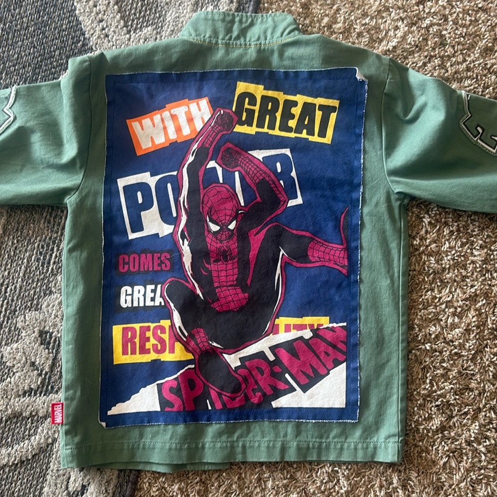 Boys Spider-Man jacket.